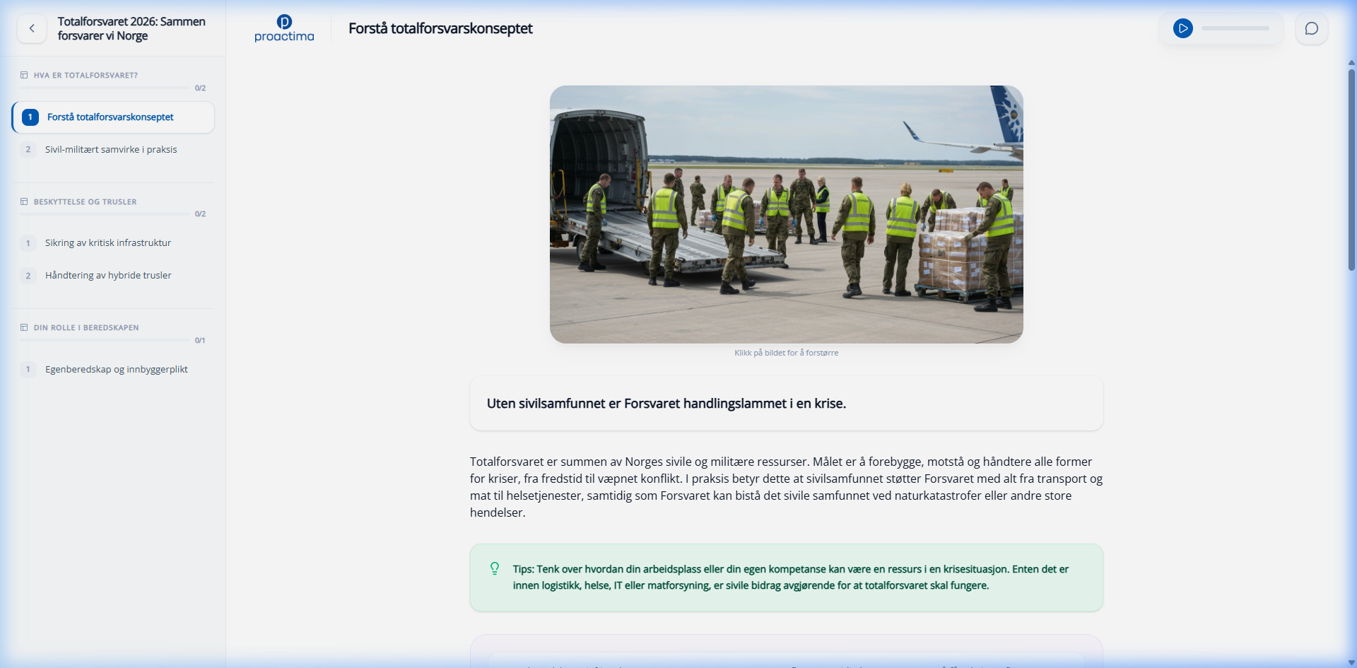 MyRiskLogic Course Player